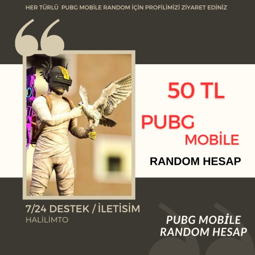  50 TL SİTENİN EN İYİ PUBG RANDOM HESAP İLANI